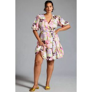 Anthropologie x Hutch Puff-Sleeve Dress